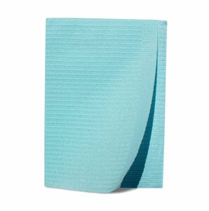 Advance Basic Econoback 3-Ply Towels, 13in x 18in, Aqua, Case/500