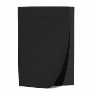 Advance Basic Econoback 3-Ply Towels (2-Ply Tissue/1-Ply Poly), 13 in x 18 in, Black, Case of 500