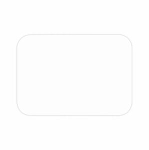 Advance Basic Bracket Tray Covers, Size B (8.5" x 12.25"), White, Case of 1000