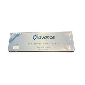 Advance Absorbent Paper Points, Size 45-80, Box of 200