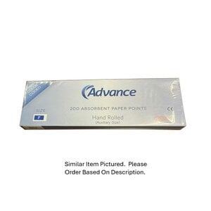Advance Absorbent Paper Points, Cell Pack, Medium, Box/200