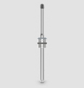 Roto RFID DC BLM Gray Milling Bur, 2.5 mm Head Diameter, 3 mm Shank, for Zirconia, Each