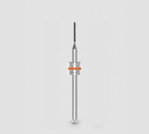 Ceramill Roto RFID 6mm Shank Grinding Bur, Orange, 1.0mm Head Diameter, Each