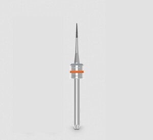 Ceramill Roto RFID 6mm Shank Grinding Bur, Orange, 0.4mm Head Diameter, Each