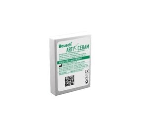 Bausch Arti-Ceram Green Articulating Paper, 100 Micron, 52mm x 20mm, Book of 50 Strips