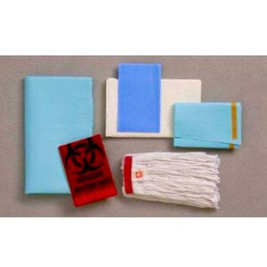 Cardinal Health Basix Basic Surgical Pack with Drape Towels, 57 x 76 cm, Case of 10