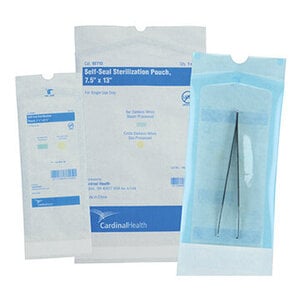 Cardinal Health Self-Seal Sterilization Pouches, 7.5" x 13", Pack of 200