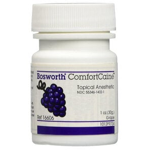 ComfortCaine™ Topical Anesthetic Gel, Grape Flavor, 1 oz Jar, 20% Benzocaine, 16606