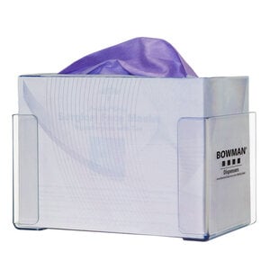 Dispenser Face Mask Earloop, Clear PETG Plastic, Transparent