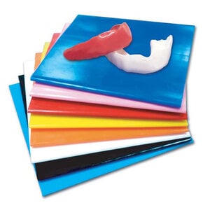 Sta-Guard™ Clear Mouthguard Material, 5" x 5", .160" (4.0 mm), Clear, Pack of 12, #62750