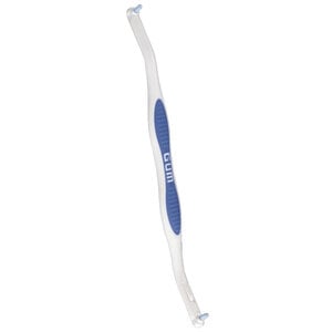 GUM Proxabrush Snap-On Sulcus Interdental Brush Double Ended Starter Kit, 12 Handles with 2 Refills, 642P