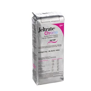 Jeltrate Chroma Fast Set Alginate Impression Material, 1 lb Pouch Refill
