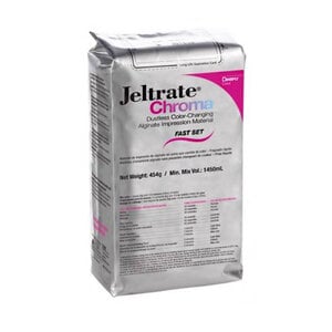 Jeltrate Chroma Intro Kit Fast Set Alginate Impression Material, 1 lb Can