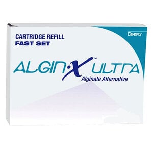 Algin-X Ultra Alginate Alternative Impression Material, Fast Set, 50 ml Cartridges, Bulk Refill Pack of 24, Blue, Spearmint, 61E801