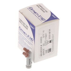 Esthet•X HD Micro Matrix Restorative, Compule Tip, Shade D3 Body, 0.25 g, Pack of 10