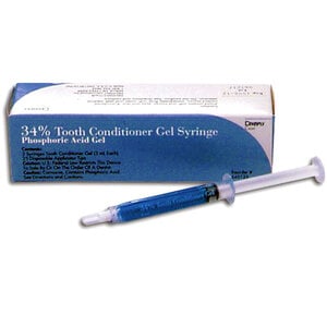 Caulk 34% Tooth Conditioner Gel Syringe Refill, 3 ml, 2/Pkg