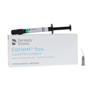 Esthet•X Flow Liquid Micro Hybrid Restorative Syringe Refill, Universal Shade, 1.3g, Pack of 2