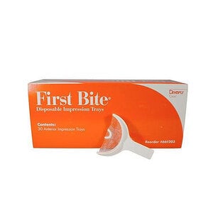 Dentsply Sirona FirstBite Anterior Disposable Impression Trays, Pack of 30