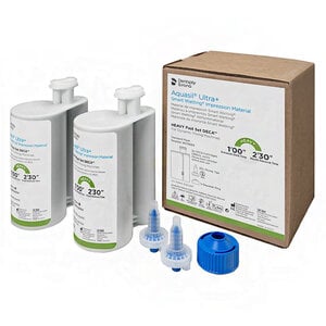 Aquasil Ultra+ Deca Heavy Fast Set Vinylpolysiloxane Impression Material, 380 mL Cartridge, Pack of 2