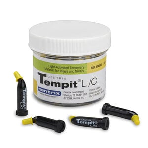 Tempit L/C Temporary Inlay Cement, 0.25 g Syringe, Pack of 30
