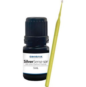 SilverSense SDF™ 38% Silver Diamine Fluoride Clinic Kit, 3 x 5 mL Bottles, 50 Applicators