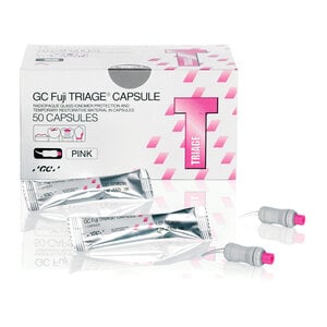 GC Fuji TRIAGE Glass Ionomer Sealant and Surface Protection Material, Pink Capsules, 0.13 ml, 50/Box, 001946