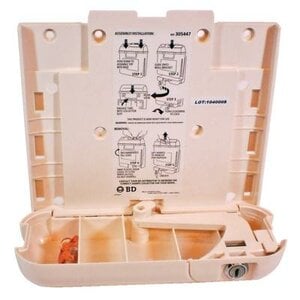 BD Locking Wall Bracket for 5.4 Qt Sharps Container