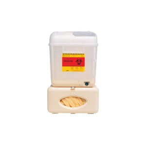 BD Wallmate Sharps 5.4Qt Side Entry Glove Cabinet