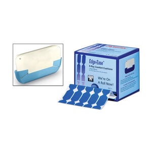 Crosstex Edge-Ease Comfort Cushions, Small, White, Fits Short Edge of Size 1-2 Film & Sensors, 300/Box, BWEEW