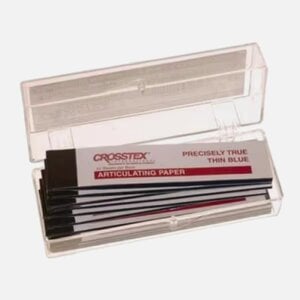 Crosstex Articulating Paper XX-Thin Blue, 25 Sheets per Book, 12 Books per Box