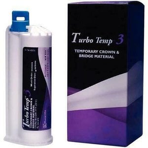 Turbo Temp 3 Temporary Crown & Bridge Resin Refill, Shade A3