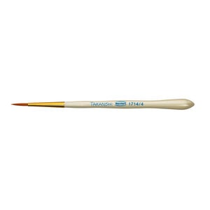 Renfert Takanishi Ceramist Brush, Size #4, Synthetic Bristle, 2/Pack, 17140004