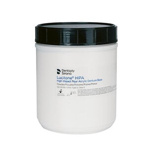 Lucitone HIPA Denture Base Acrylic, Dark Pink, 1000 g Jar