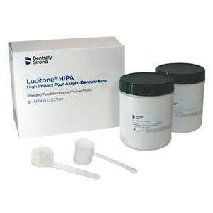 Lucitone HIPA Denture Base Acrylic, Light Shade, 2000 g Powder