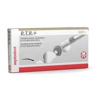 Septodont R.T.R. Synthetic Bone Graft, 80% β-TCP / 20% HA, 0.5cc Syringe