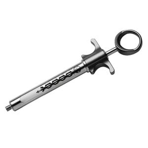 Septodont Standard Gold Aspirating Syringe, 1.8 mL, Standard Plunger with Large Thumb Ring