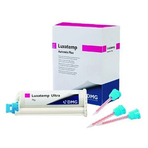 Luxatemp Automix Plus Temporary Crown and Bridge Material, Refill, Shade B1, 76g Cartridge with 15 Mixing Tips, 110404