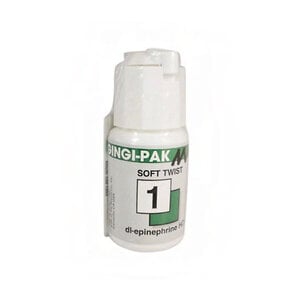 Gingi-Pak MAX Z-Twist Retraction Cord, Size 1 Thin, Impregnated with Epinephrine HCl, 108 inches