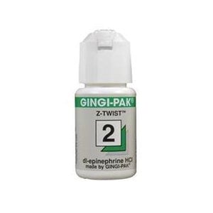 Gingi-Pak MAX Z-Twist Retraction Cord, Size 2 Medium, Epinephrine HCl Impregnated, 108 in.