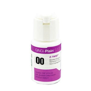 Gingi-Plain MAX Z-Twist Retraction Cord, Nonimpregnated, Size 00 X-Thin, 108 in.