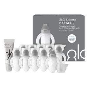 GLO Science At-Home Teeth Whitening Gel, 10% Hydrogen Peroxide, 3-Vial Pack