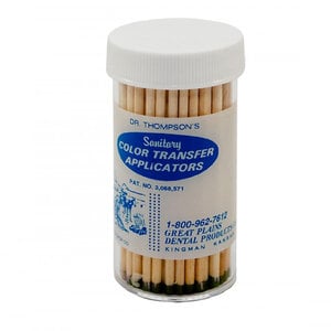 Great Plains Dental Color Transfer Applicators, Disposable, 100/Box