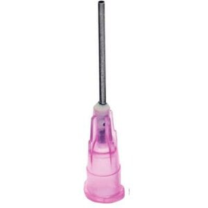 Vista Apex Appli-Vac Needle Tips, 18 Gauge, Pink, 3/4" Length, Pack of 100