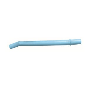Vista Apex Surgical Evacuation Tubes, Blue, 3/8" Diameter, Non-Vented, Pre-Bent 30°, 6" Length, 25/Bag, 403211