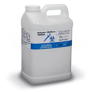 Isolyser Mail-Back Sharps Disposal System, 10 Liter, 2/Box