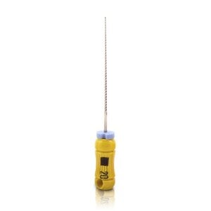 Kerr K-Files Stainless Steel, Size #20, 21mm, Yellow, 6/Pkg, 06005
