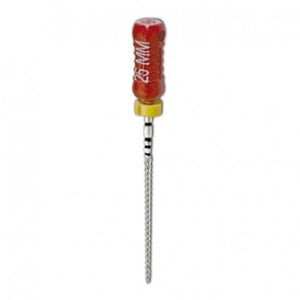 Kerr K-Files Stainless Steel, Size #25, 25mm, Red, 6/Pack, 06065