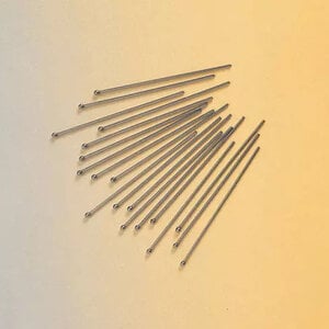 Ball Clasp 0.8mm (0.032") Retainer Wire Clasp, Ball Head, 100/Package