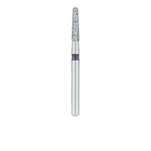 Meisinger 0816.6CS Diamond Rotary Instrument, Modified Flat End Taper, 1.6mm, X-Coarse, Short Shank, 25/Pk
