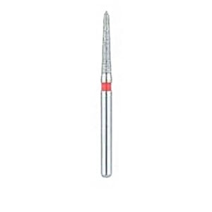 Meisinger 2424CS Diamond Rotary Instrument, Round End Large Taper, 2.4mm, X-Coarse, Short Shank, 25/Pk
